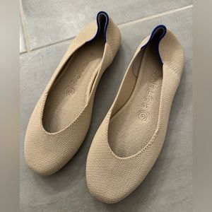 Rothy's The Square Flats 6.5 - Ecru